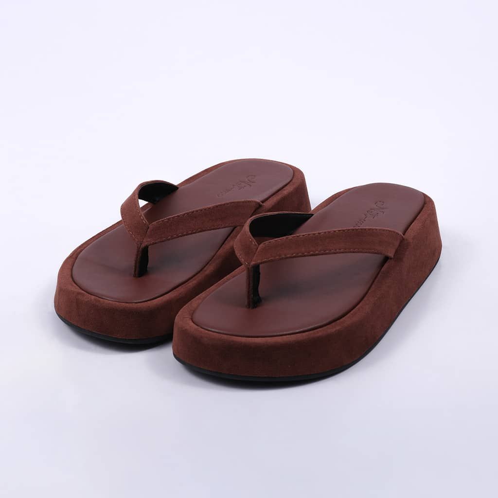 Búzios - Suede Flat Thong Sandal