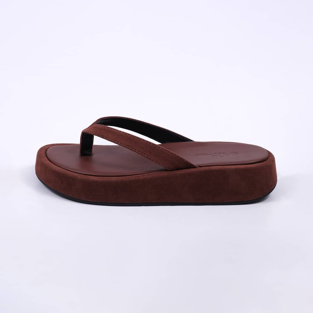 Buzios - Suede Flat Thong Sandal