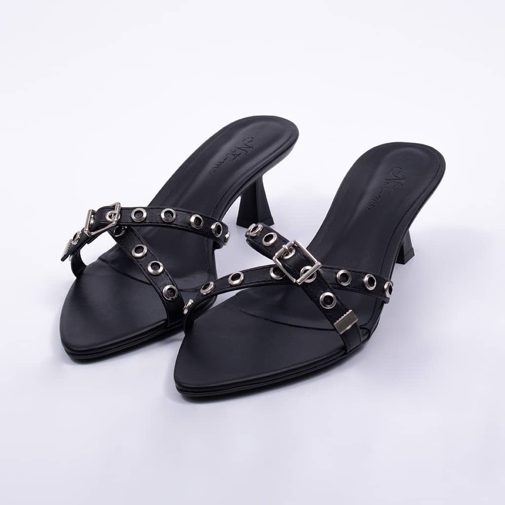 Grace - Studs Kitten Sandal