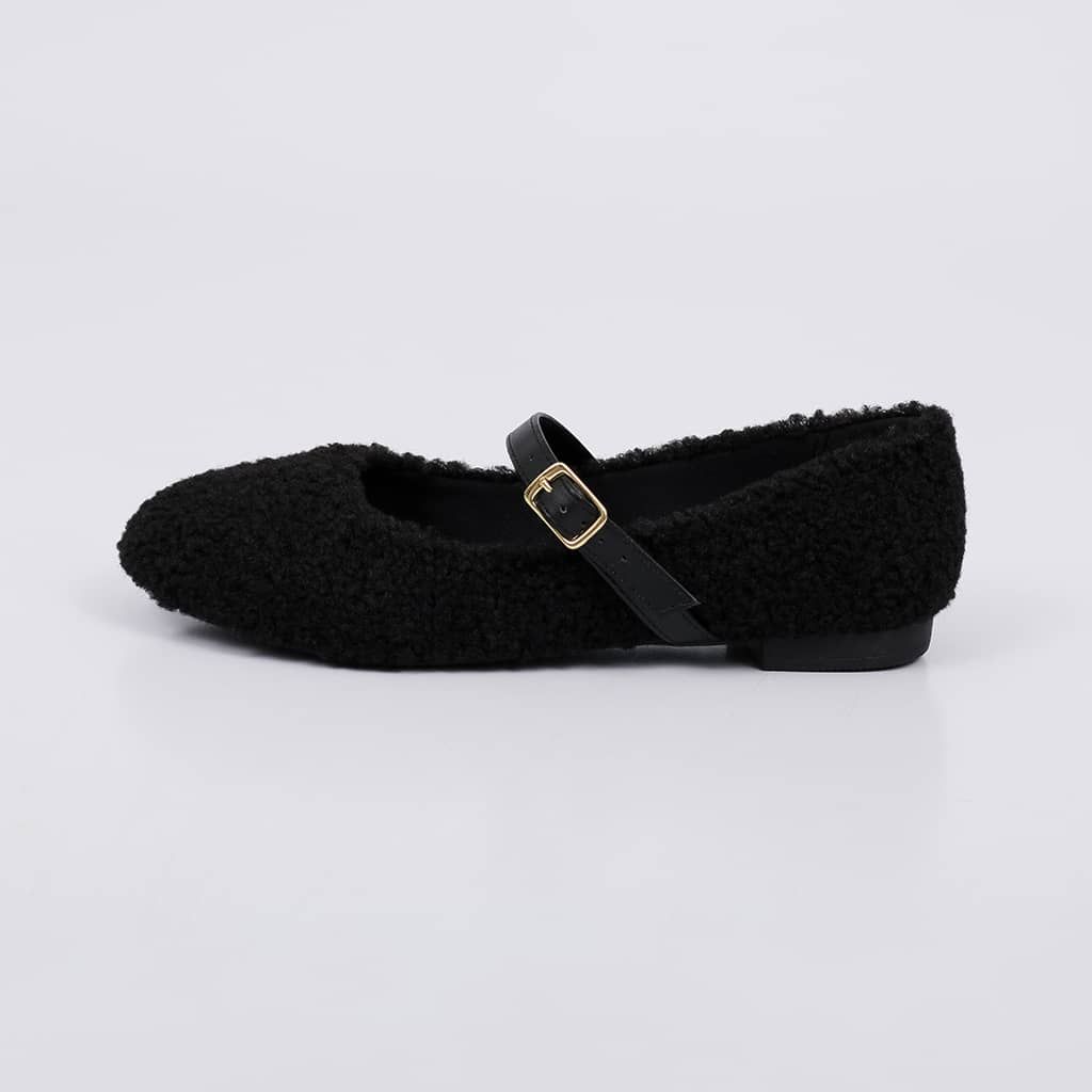Tedi - Shearling Ballet Flat