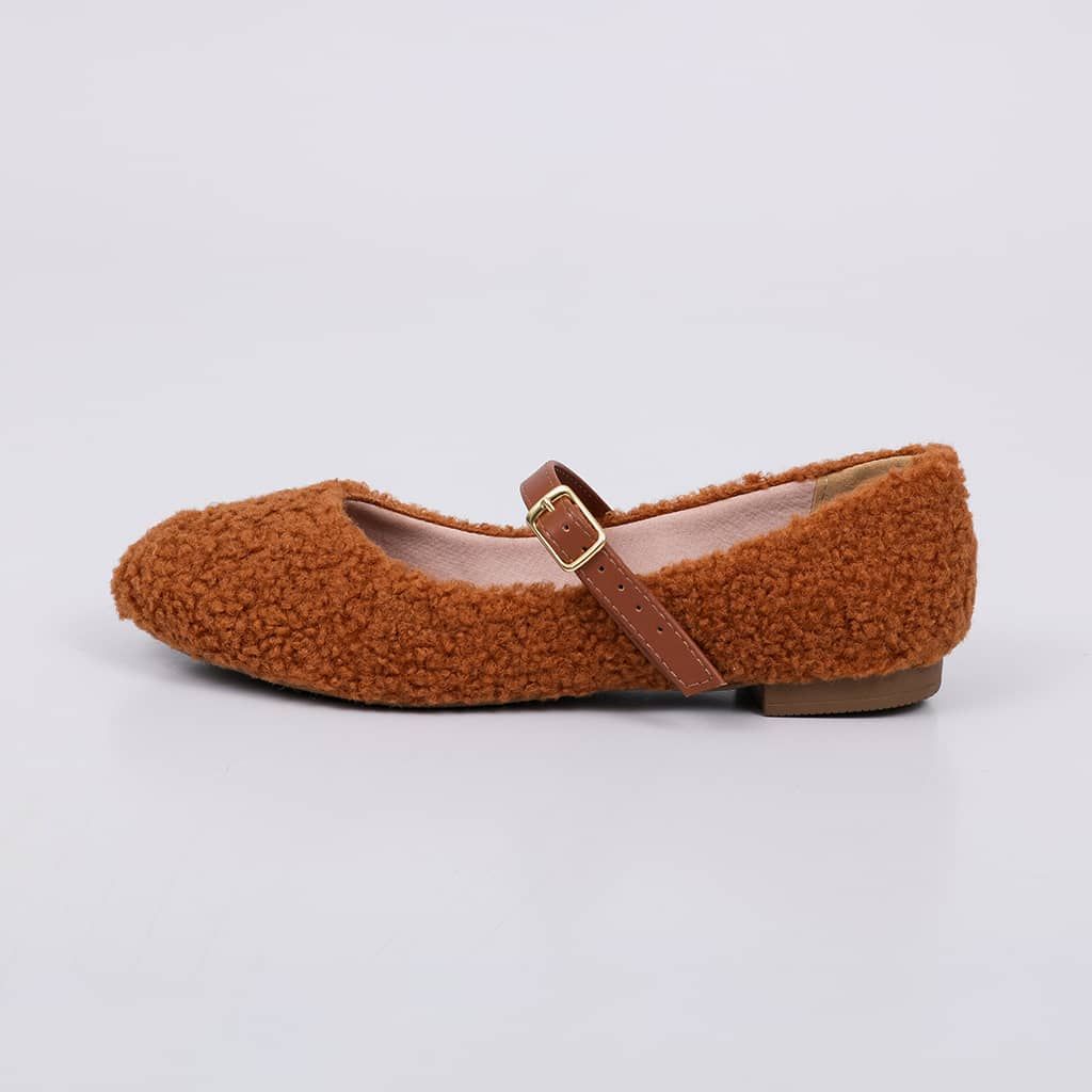 Tedi - Shearling Ballet Flat