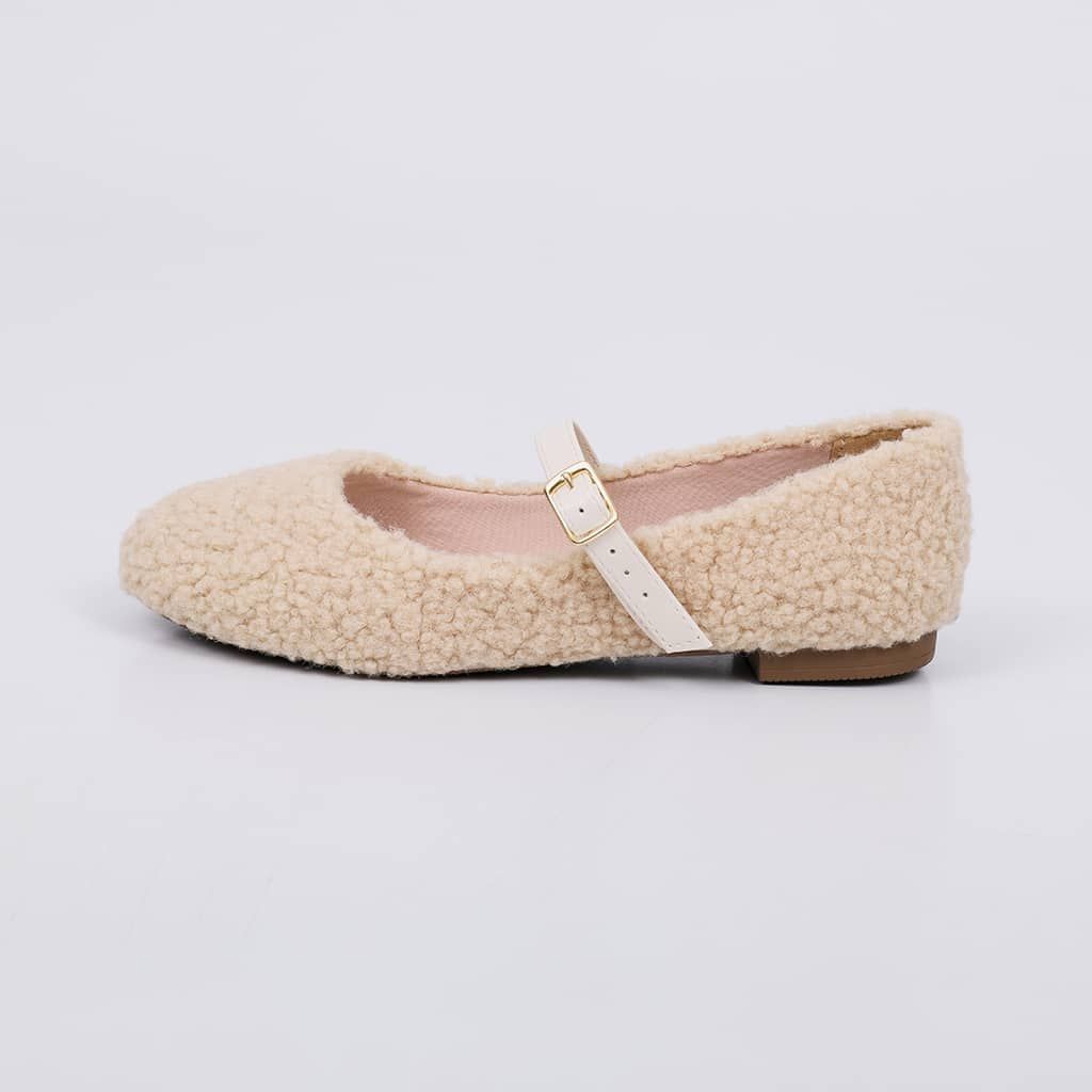 Tedi - Shearling Ballet Flat