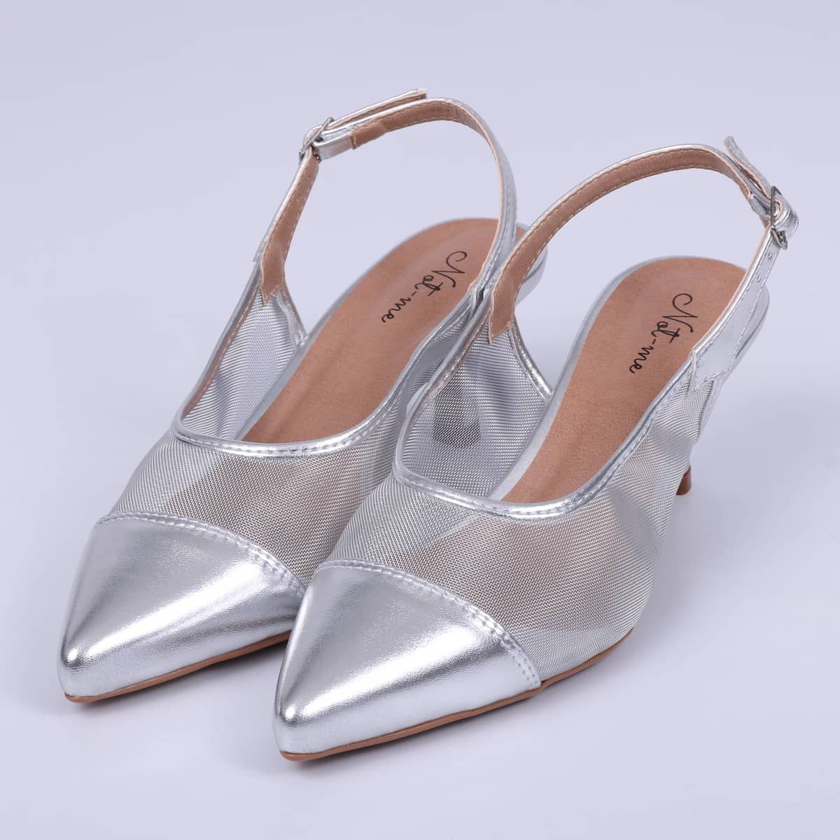 Eve - Mesh Slingback Pump