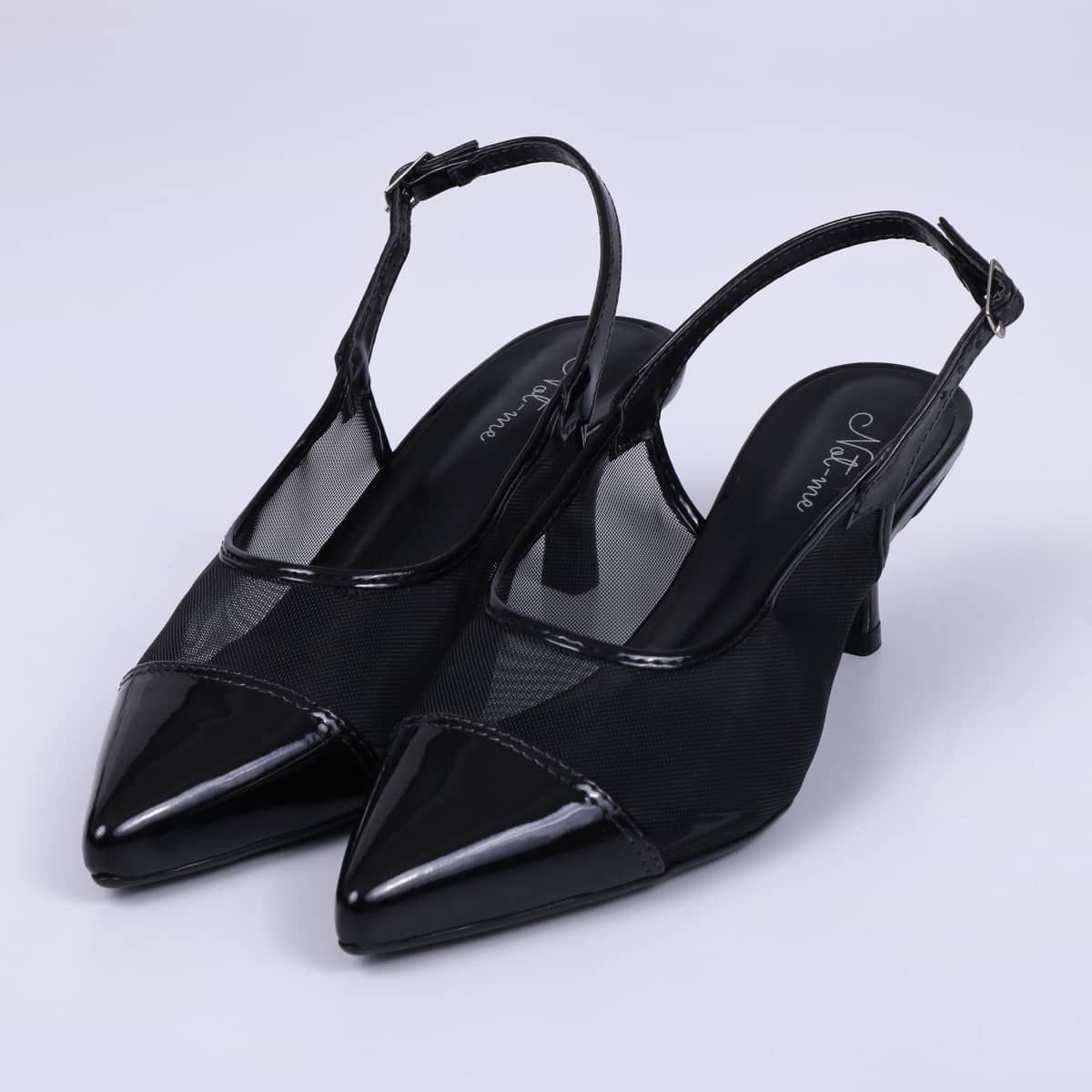 Eve - Mesh Slingback Pump