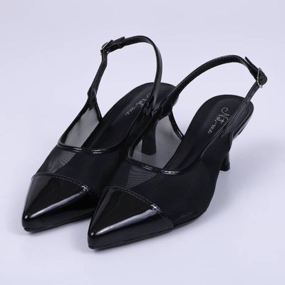 Eve - Mesh Slingback Pump
