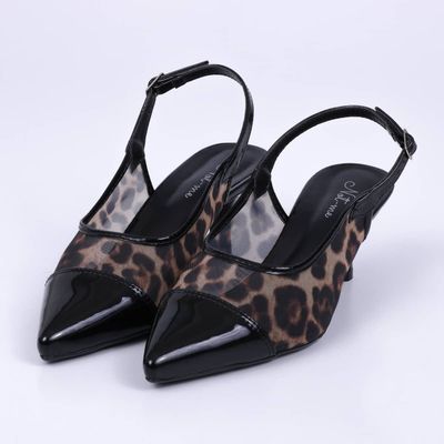 Eve - Mesh Slingback Pump