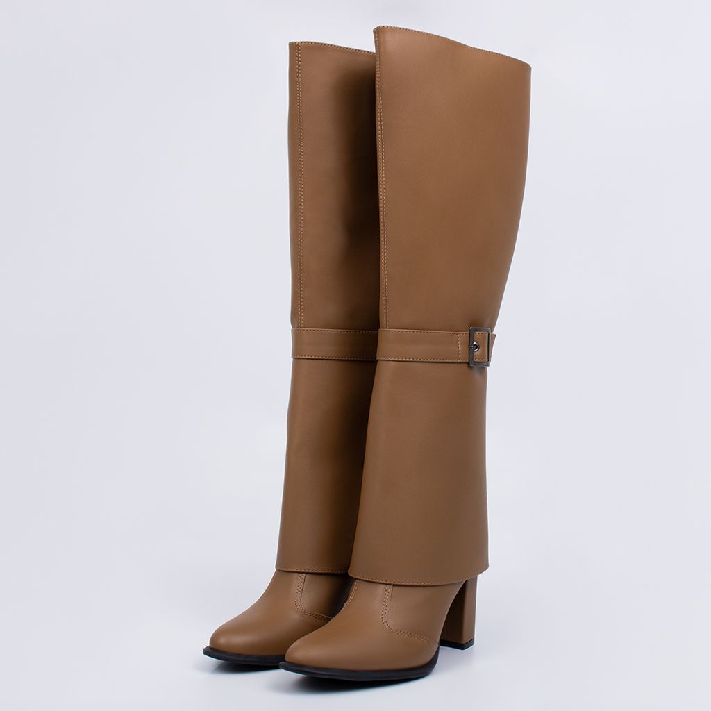 Elisa - Buckle Folded Boot
