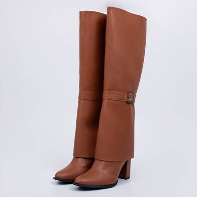 Elisa - Buckle Folded Boot