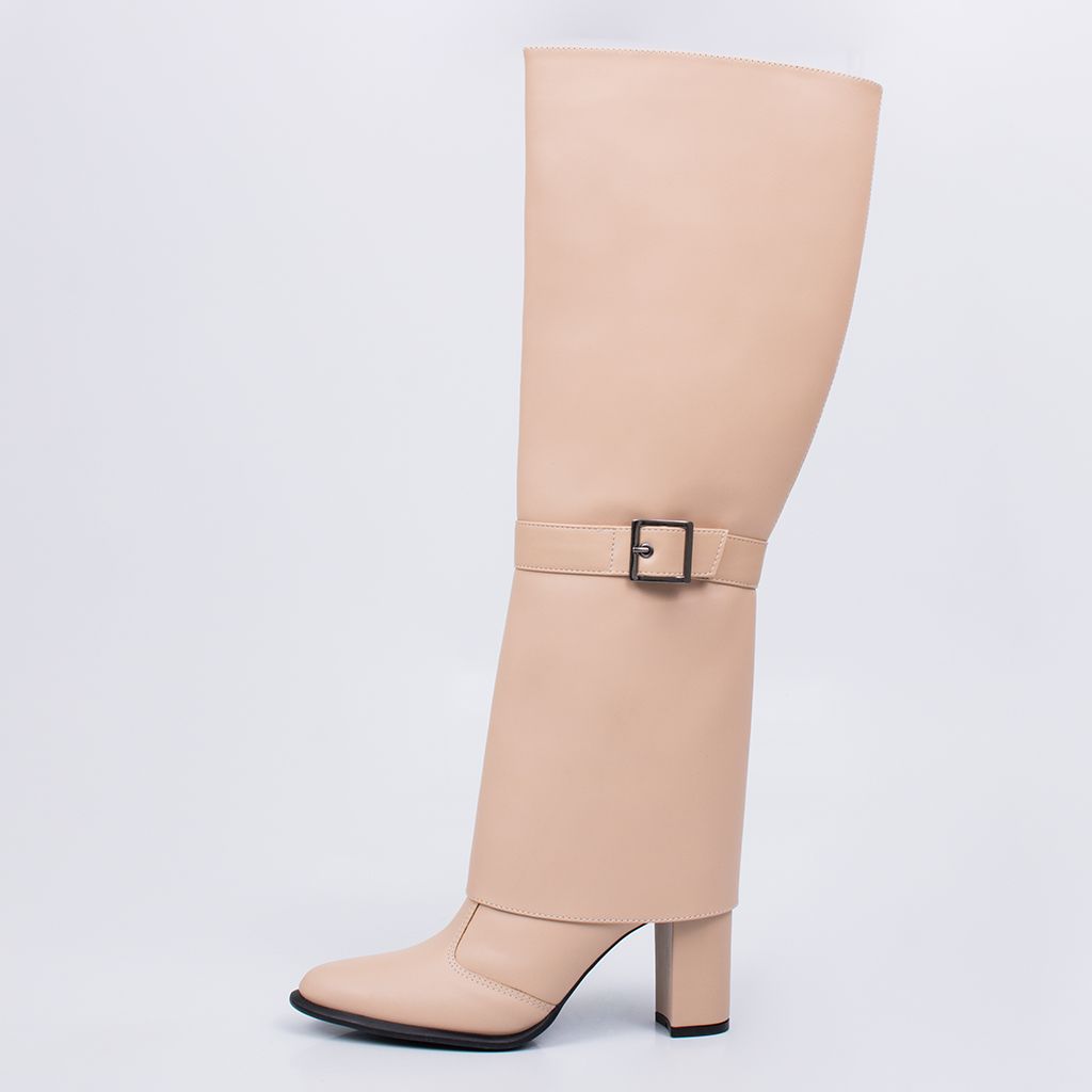 Elisa - Buckle Folded Boot