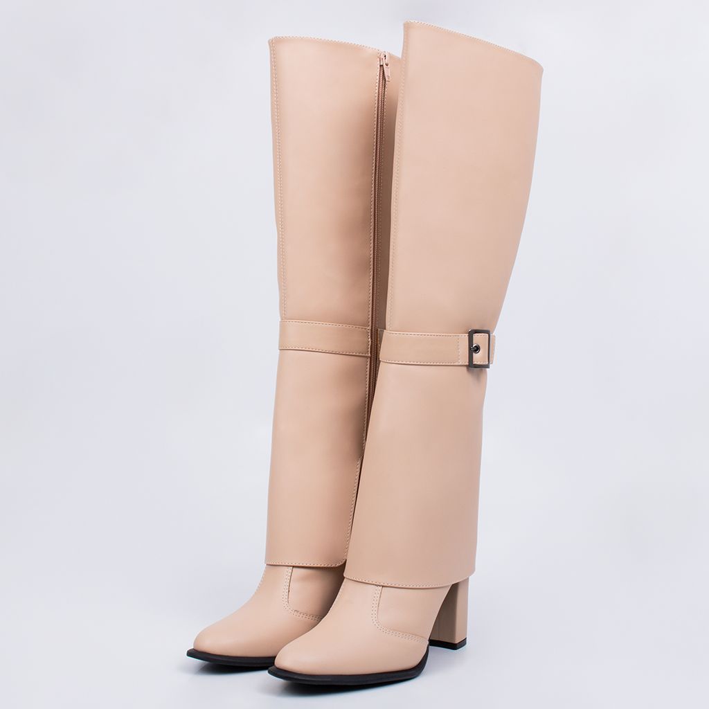 Elisa - Buckle Folded Boot