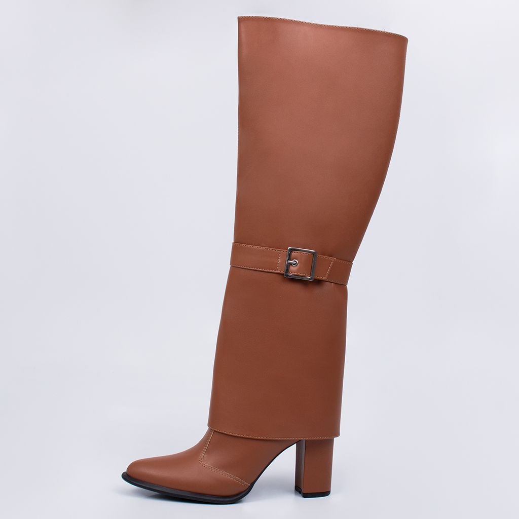 Elisa - Buckle Folded Boot