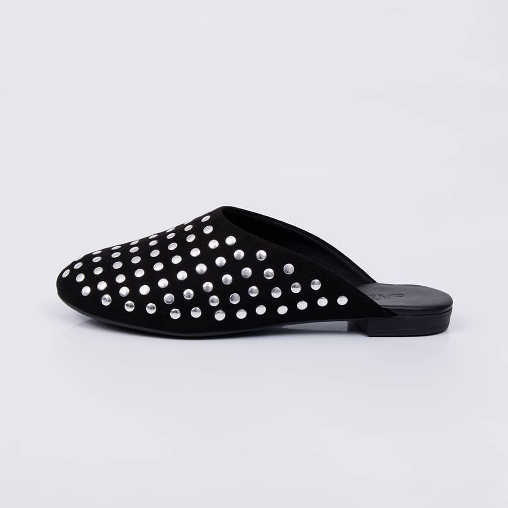 Sue - Studs Flat Mule