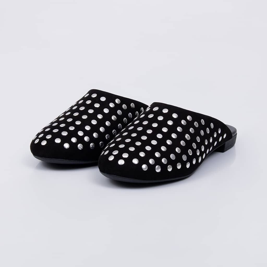 Sue - Studs Flat Mule