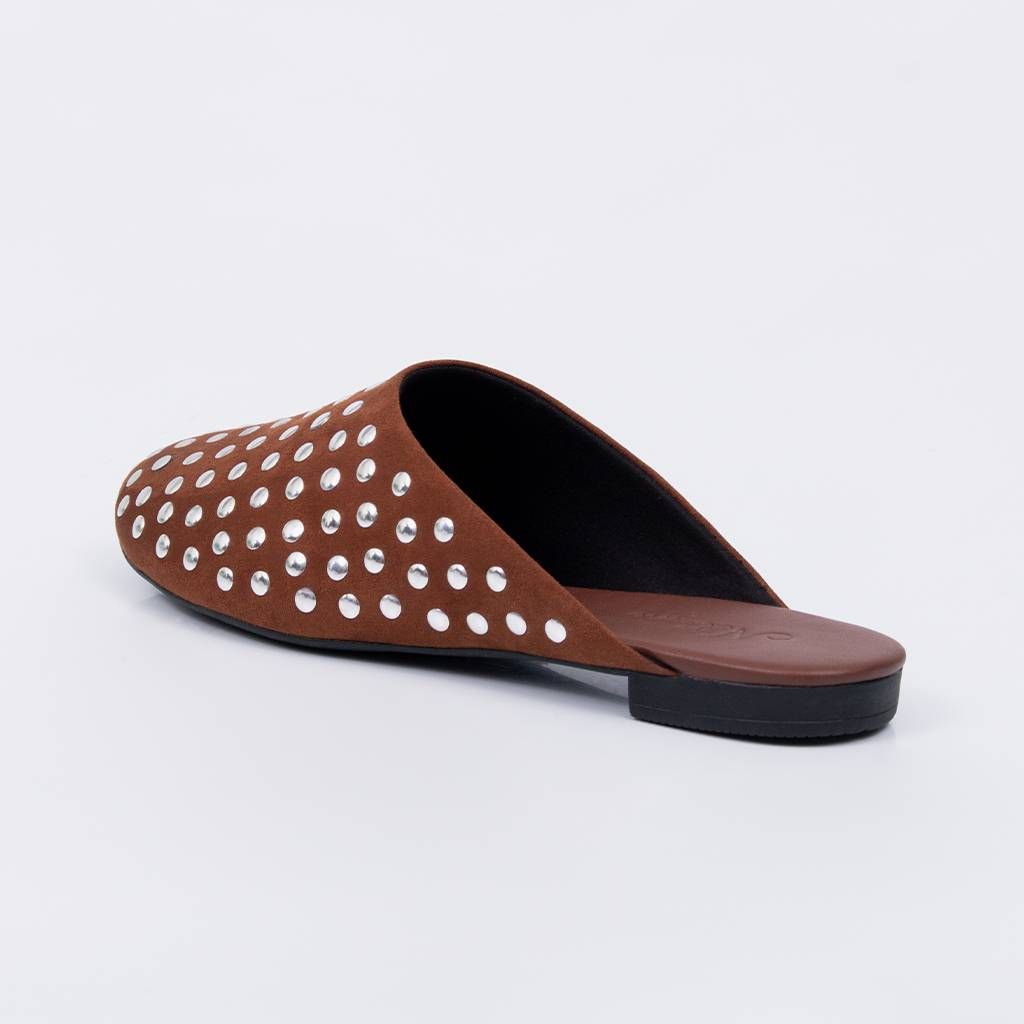 Sue - Studs Flat Mule