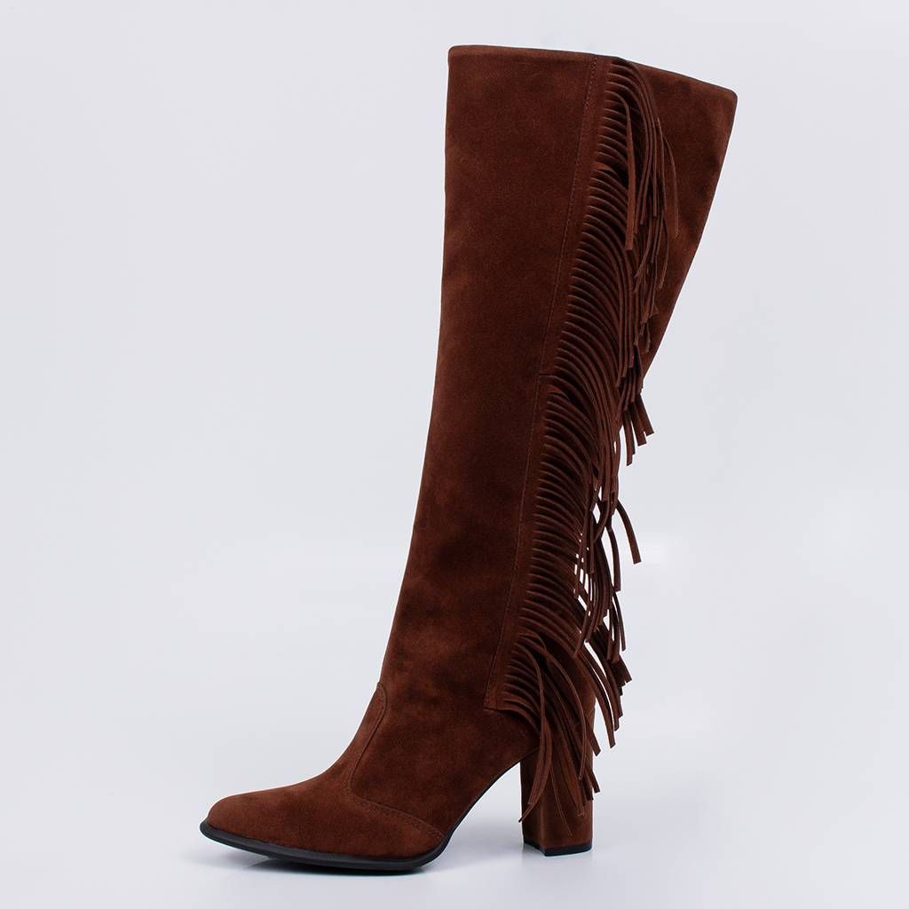 Copal - Western Fringe Block Boot