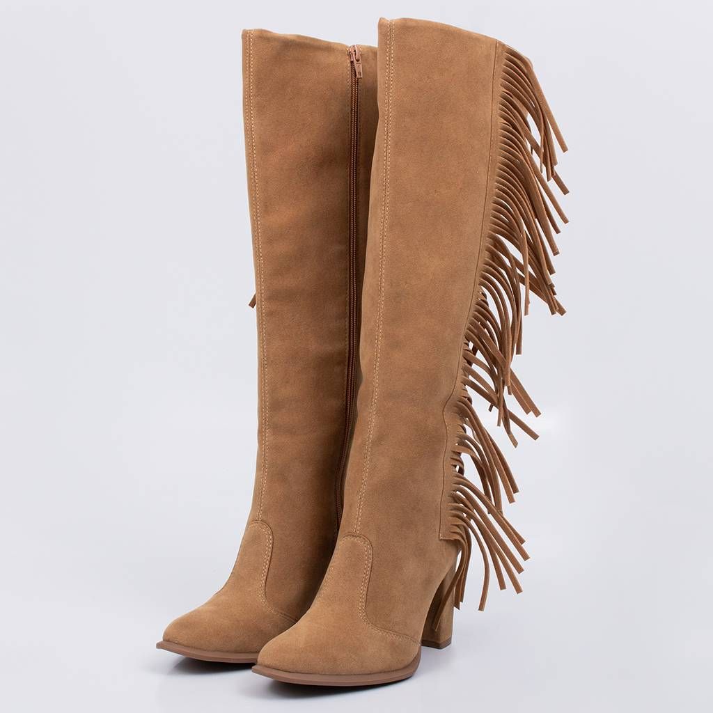 Copal - Western Fringe Block Boot