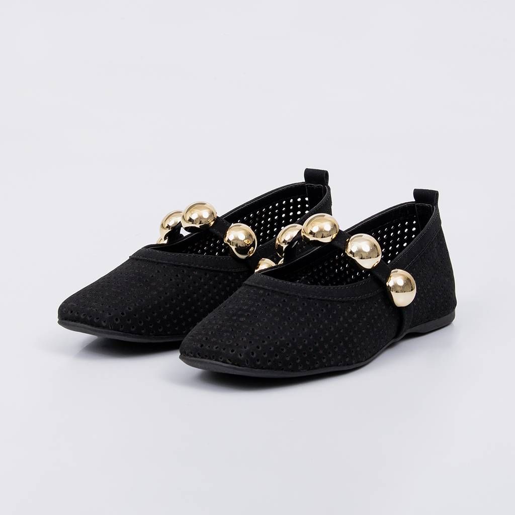 Gaya - Cutout Studs Ballet Flat