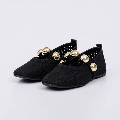Gaya - Cutout Studs Ballet Flat