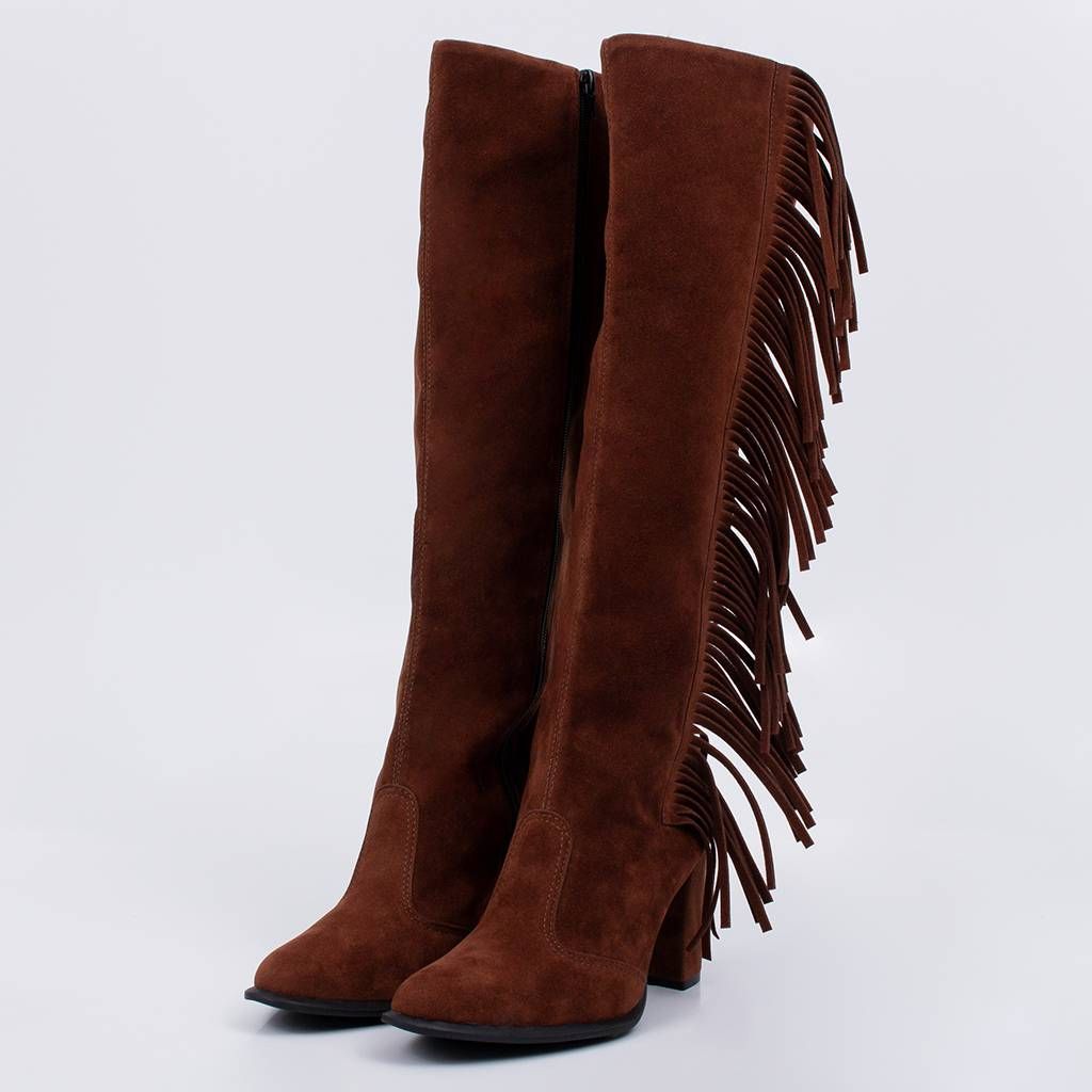 Copal - Western Fringe Block Boot