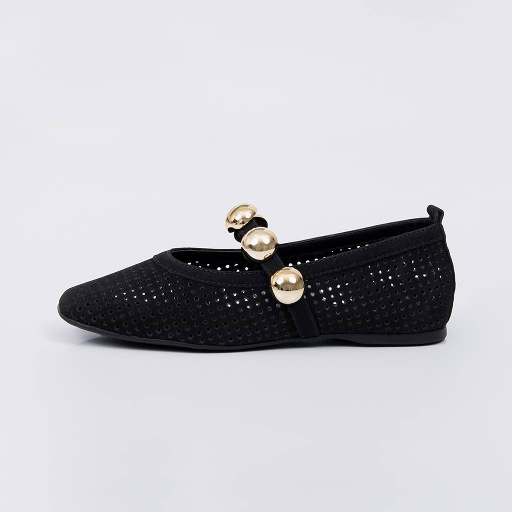 Gaya - Cutout Studs Ballet Flat