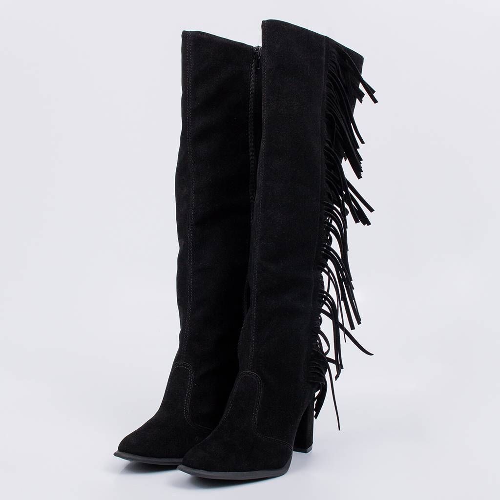 Copal - Western Fringe Block Boot