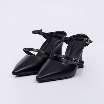 Bruma - Strap Wedge Mule Pump