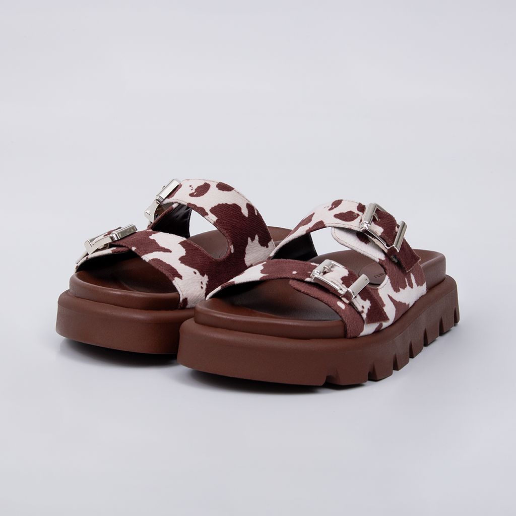 Tyler - Buckle Flat Sandal