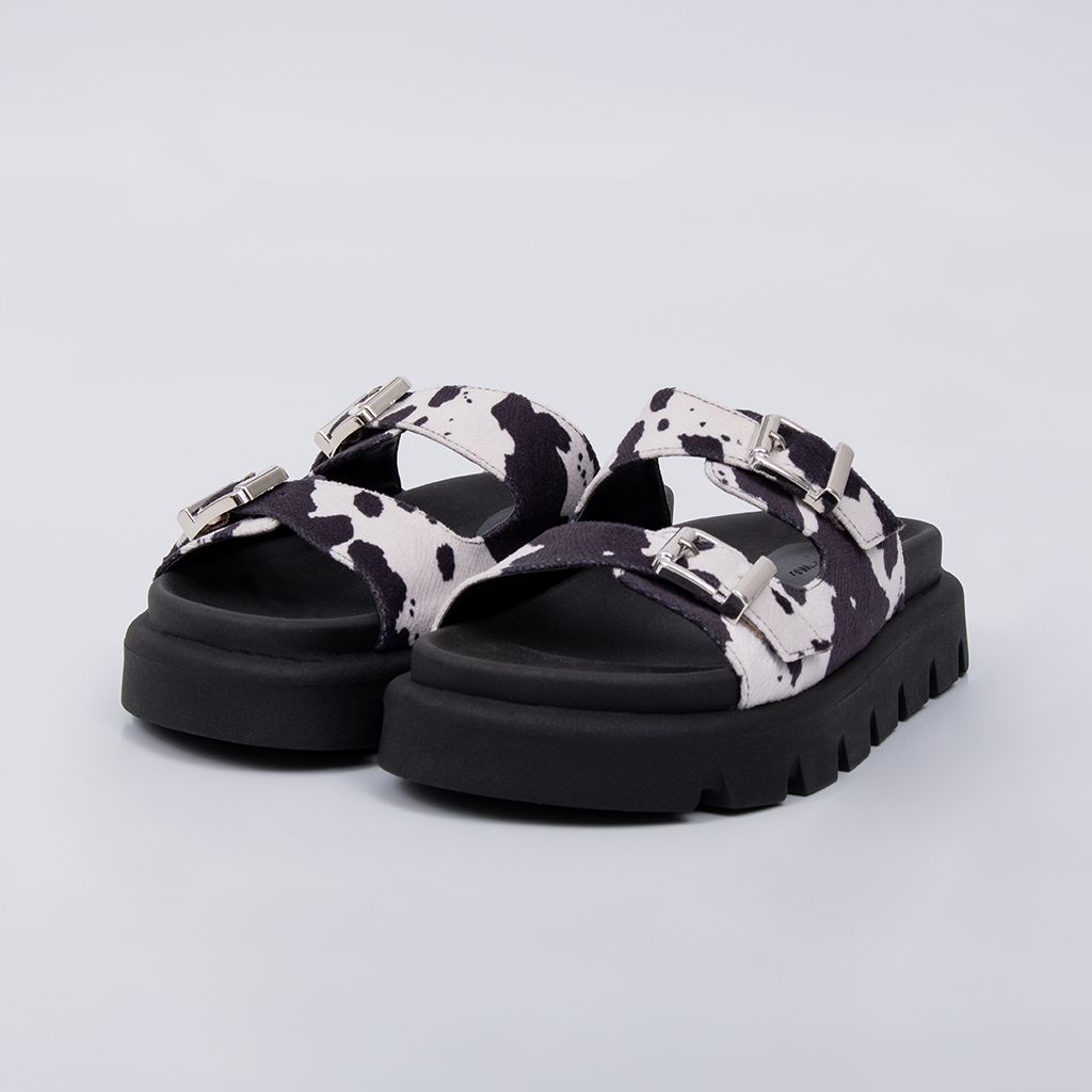 Tyler - Buckle Flat Sandal