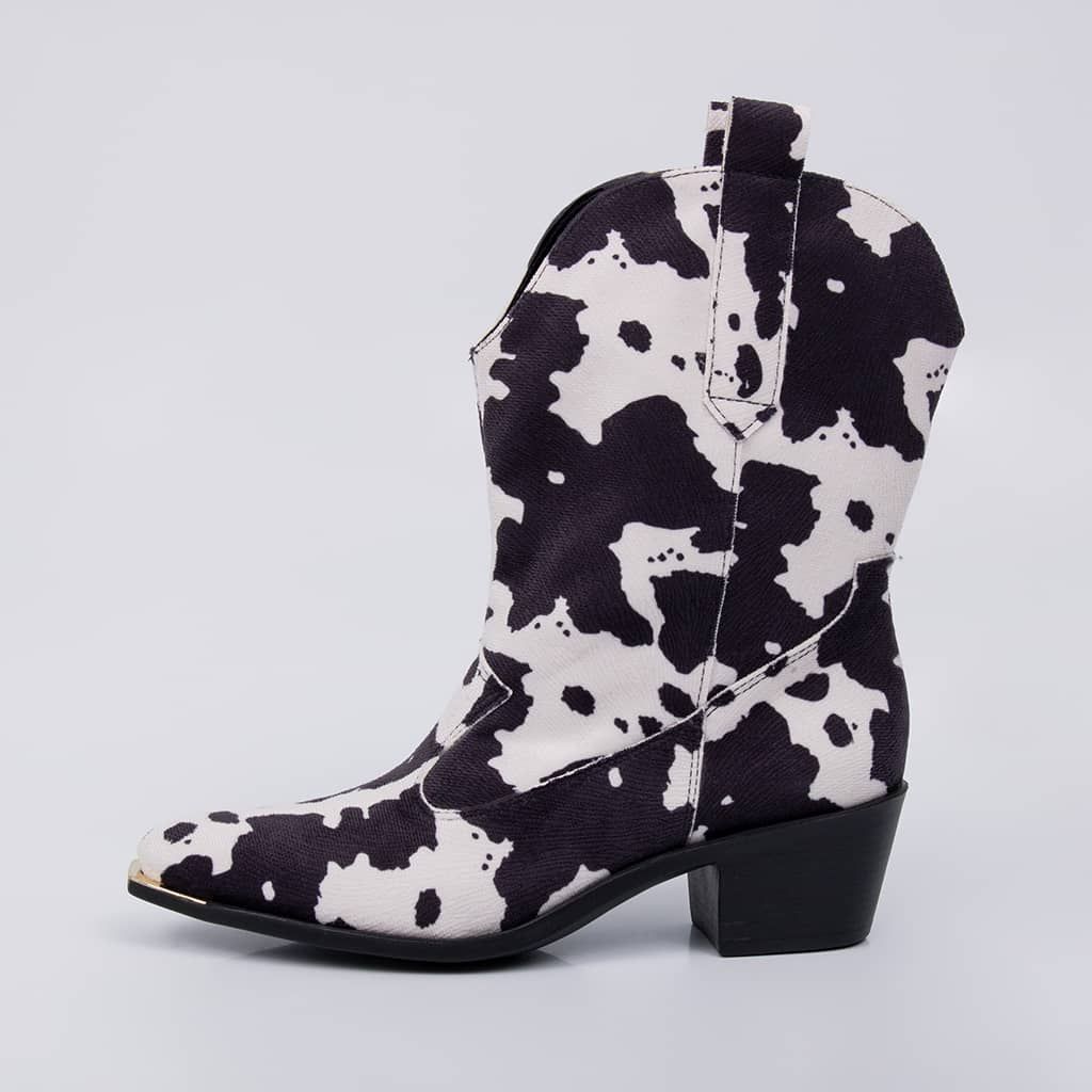Texas - Suede Western Block Bootie