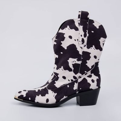Texas - Suede Western Block Bootie