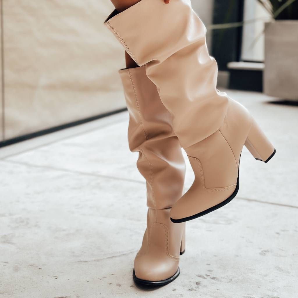 Emily - Slouch Block Boot