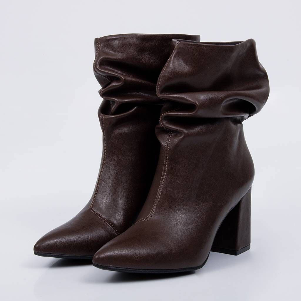 Roma - Slouch Block Bootie