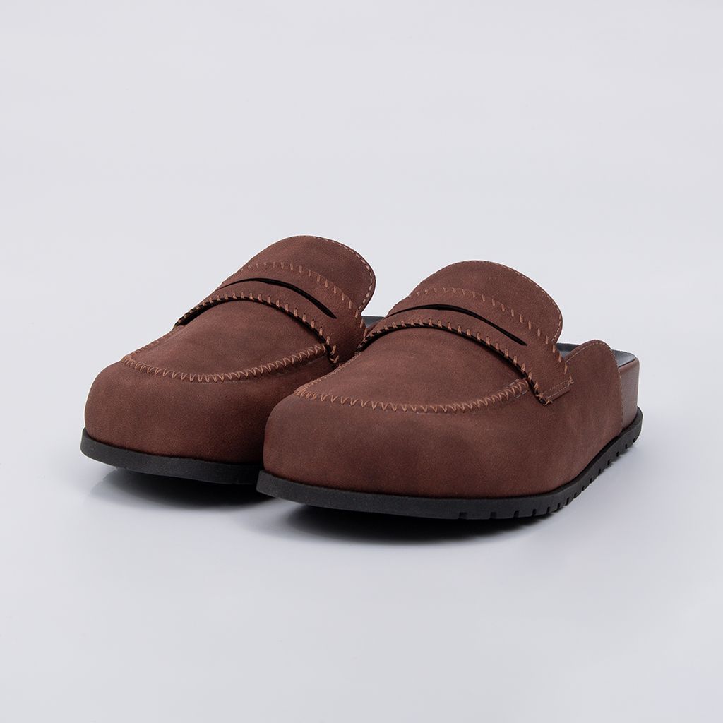 Nepal - Suede Flat Mule