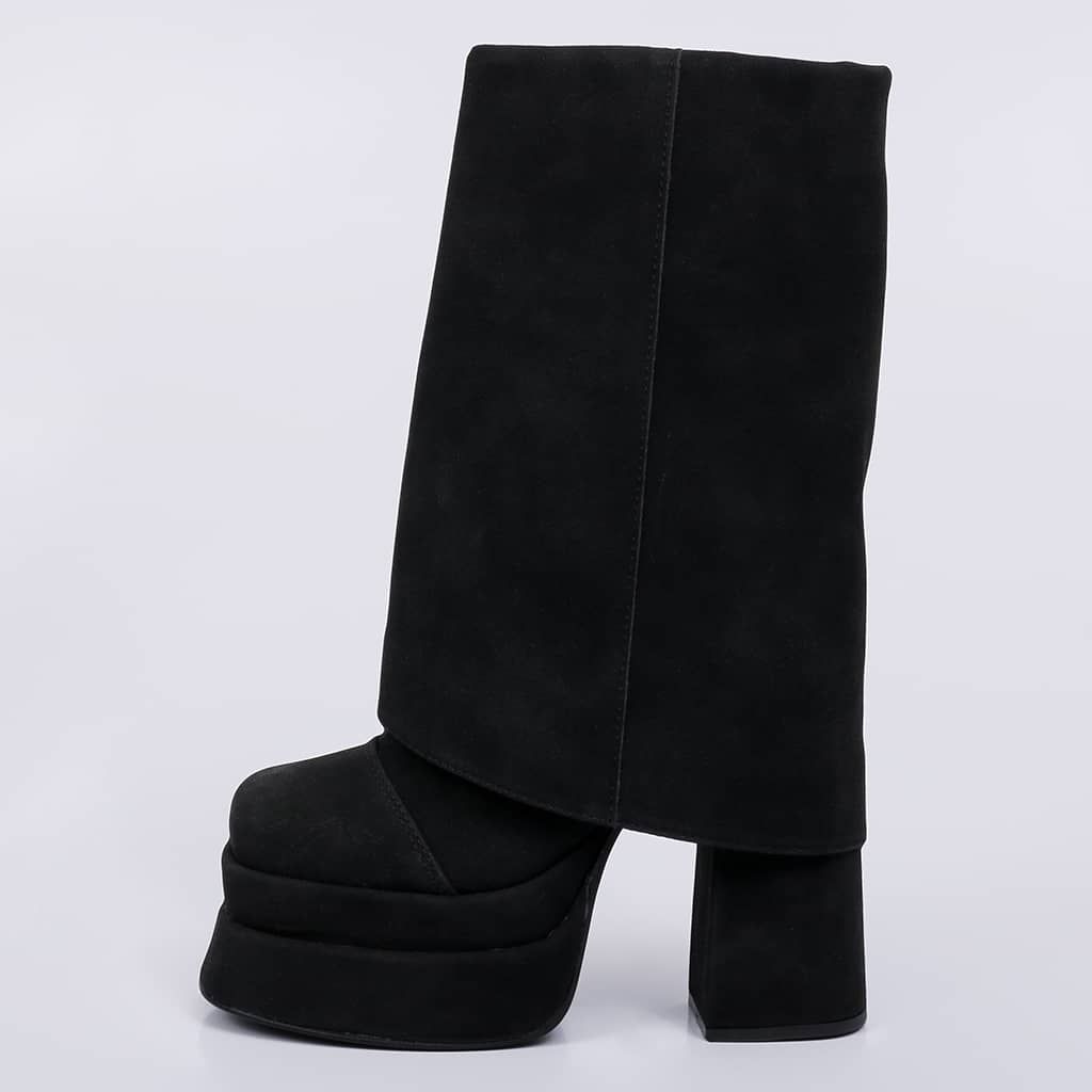 Queen - Folded Platform Bootie