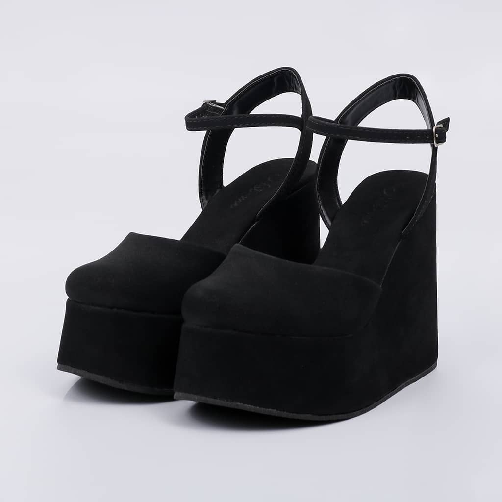 Lima - Suede Wedge Sandal