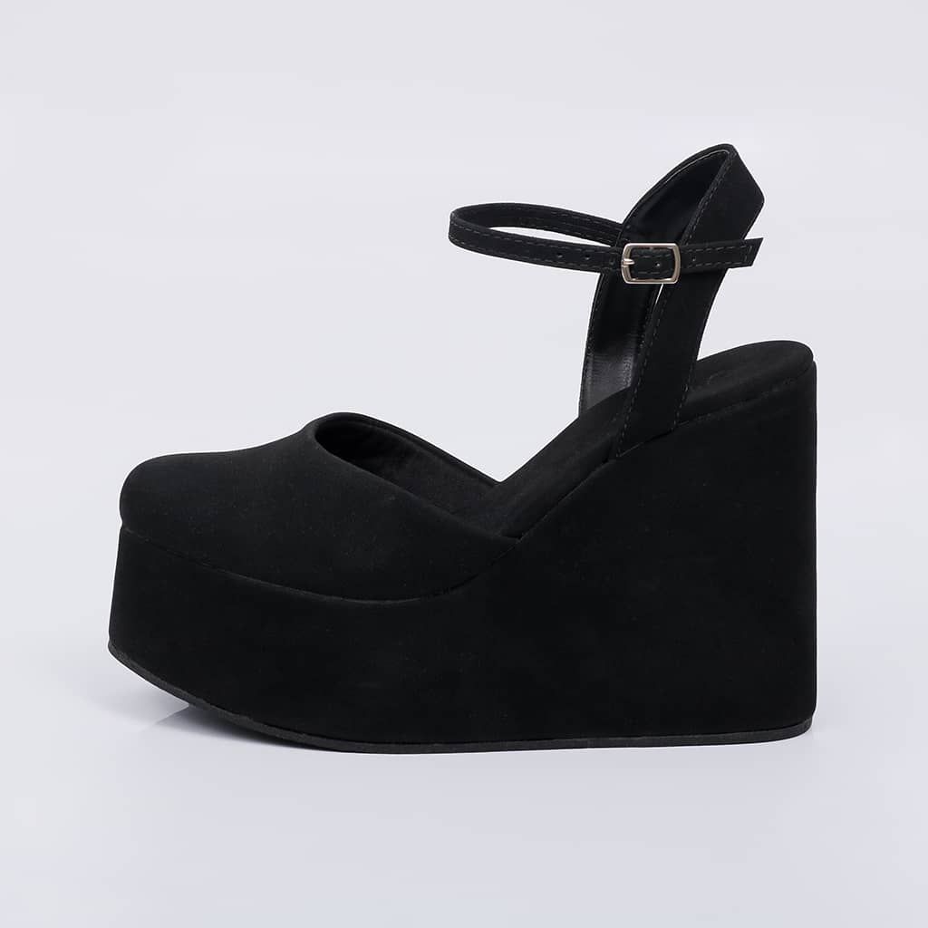 Lima - Suede Wedge Sandal