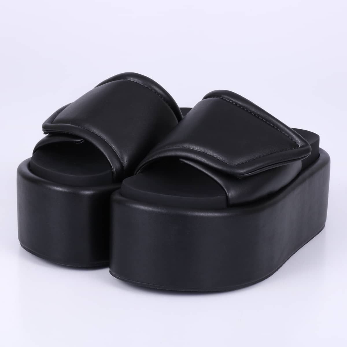 Sofi - Velcro Platform Sandal