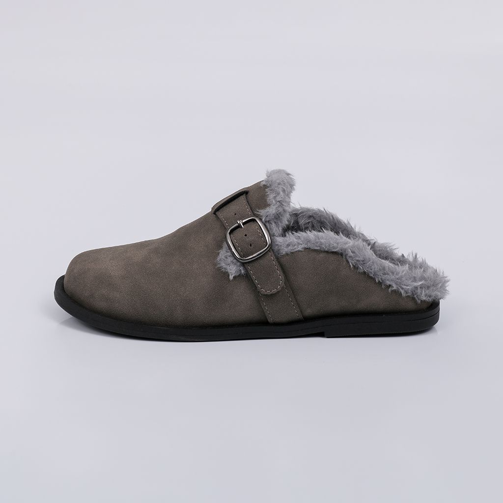 Firenze - Fur Flat Mule