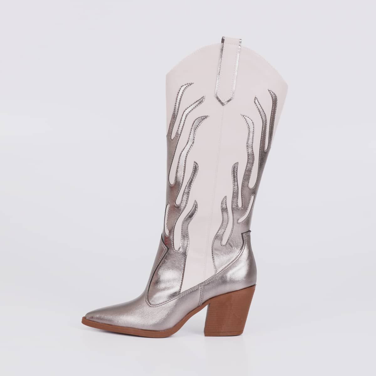 Luna - Flame Western Block Boot