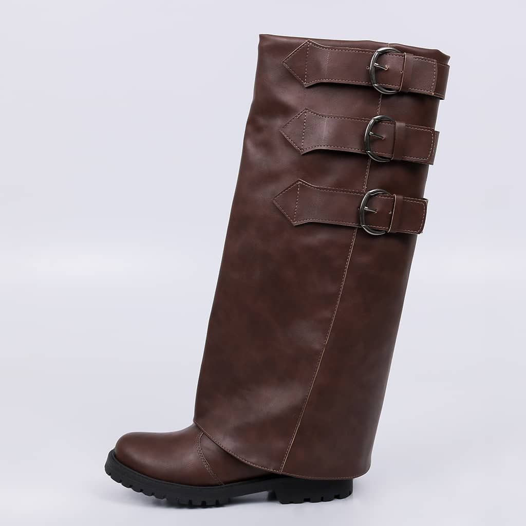 Oslo - Buckle Folded Boot