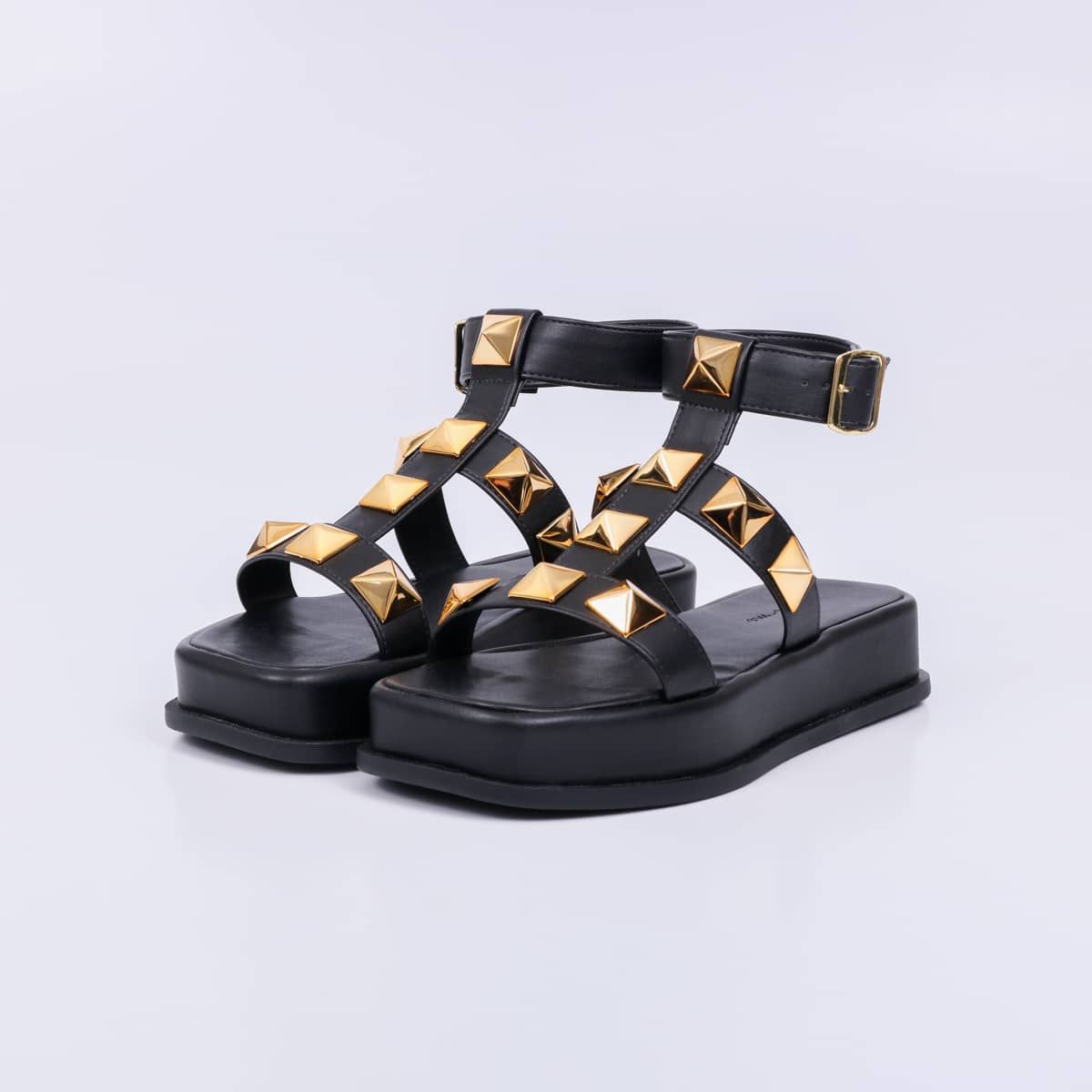 Cloe - Studs Flat Sandal
