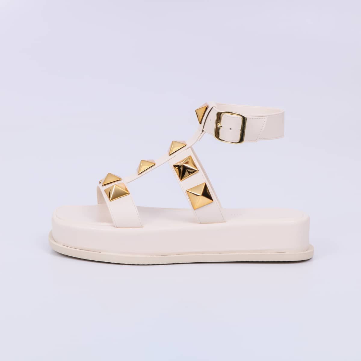 Cloe - Studs Flat Sandal