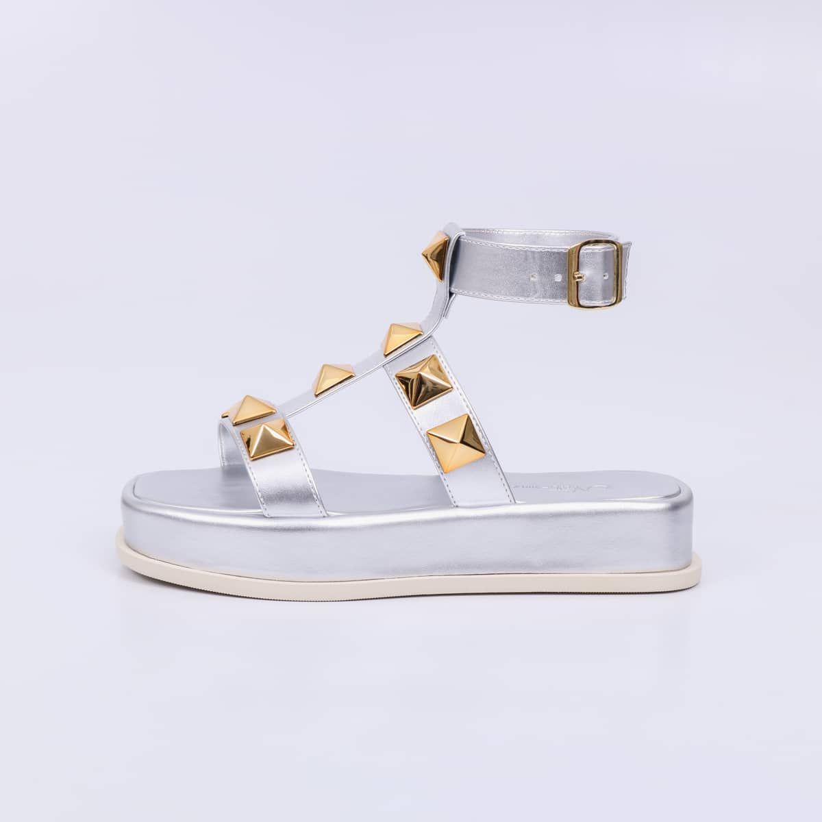 Cloe - Studs Flat Sandal