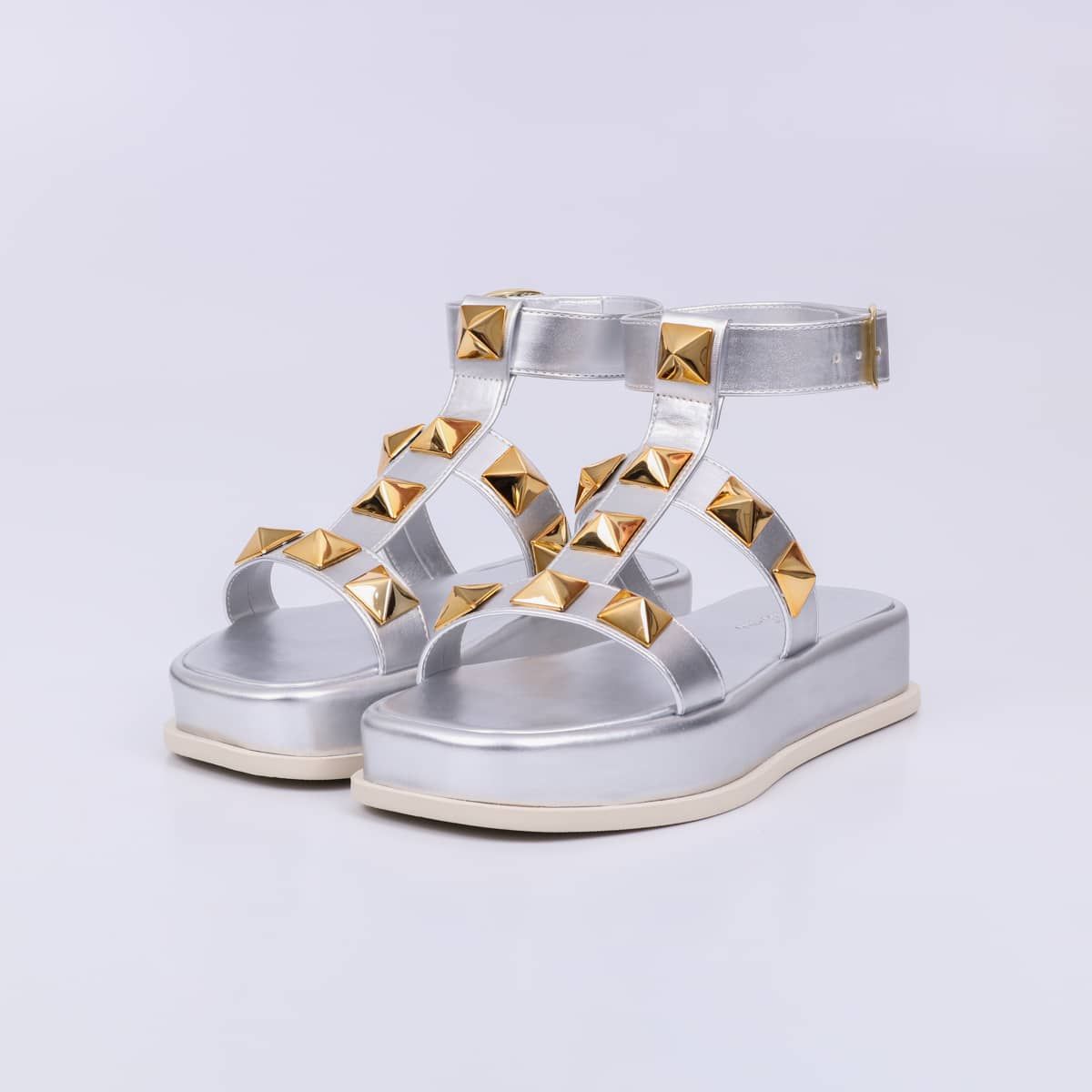 Cloe - Studs Flat Sandal