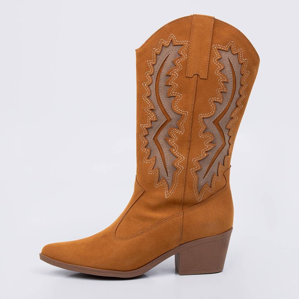 Duke - Embroidery Western Bootie