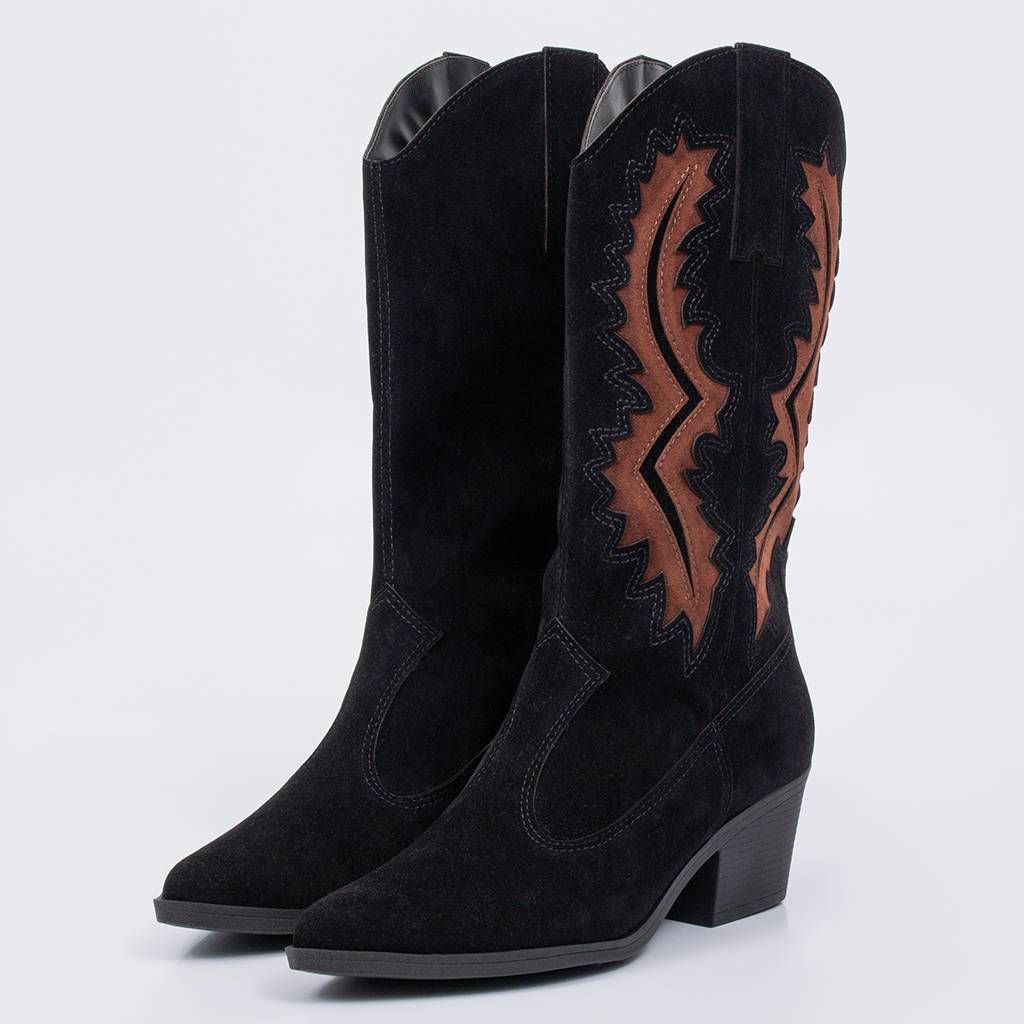 Duke - Embroidery Western Bootie
