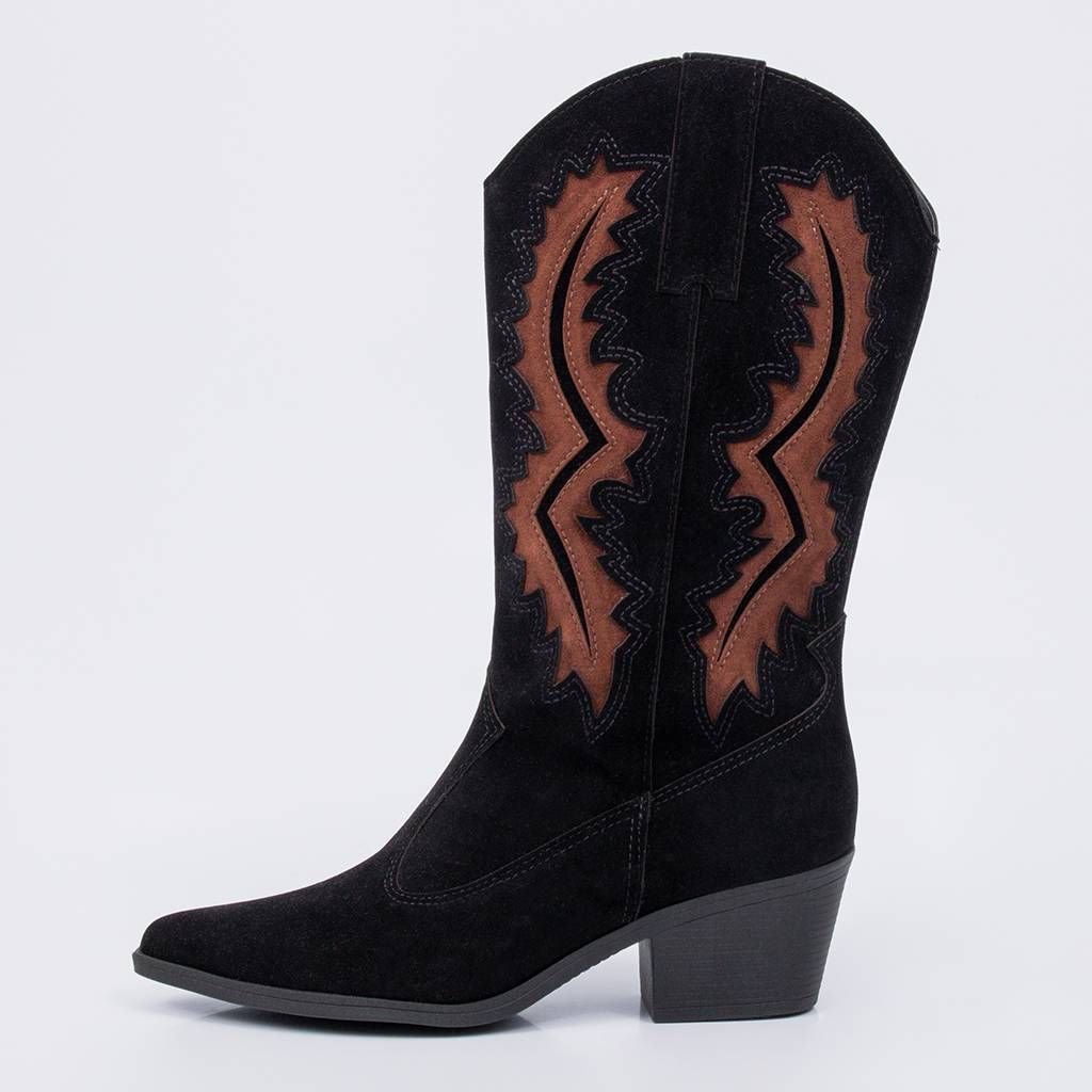 Duke - Embroidery Western Bootie