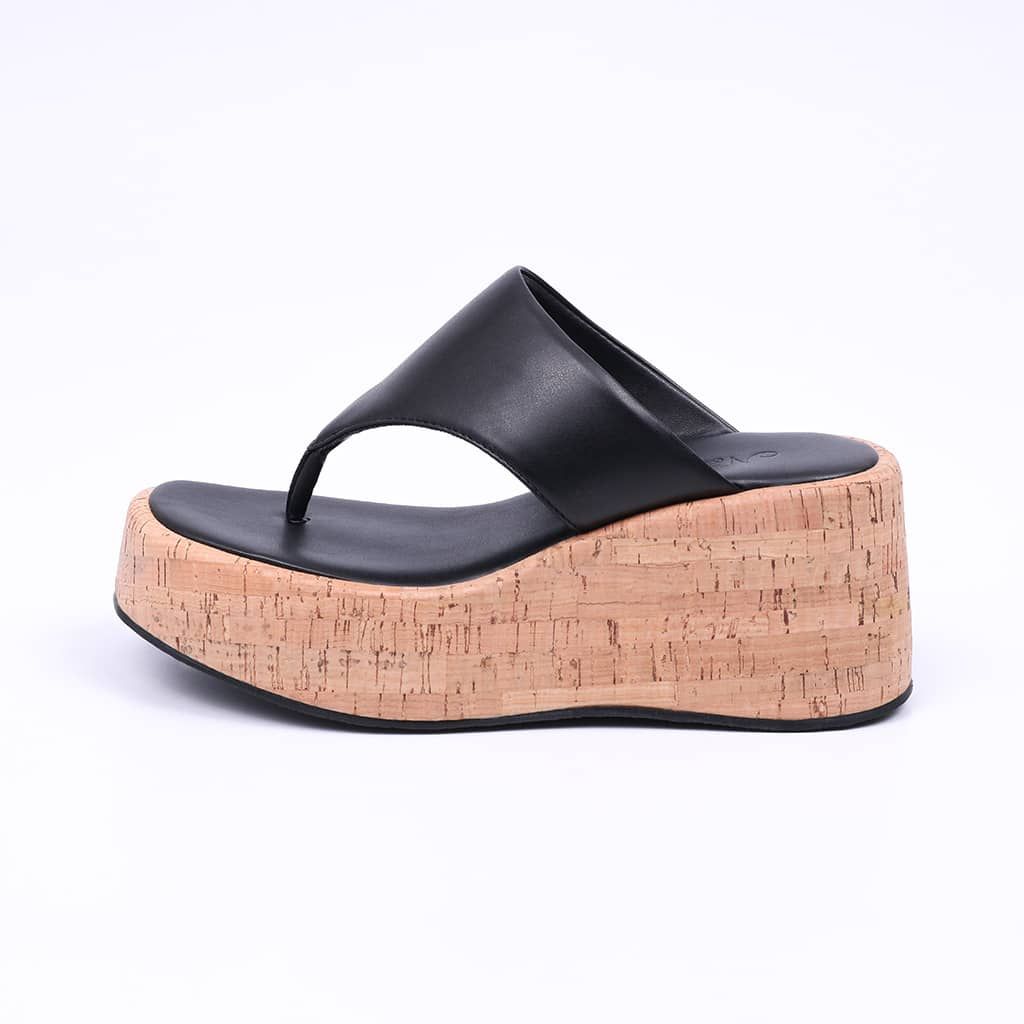 Bahamas - Cork Thong Platform Sandal