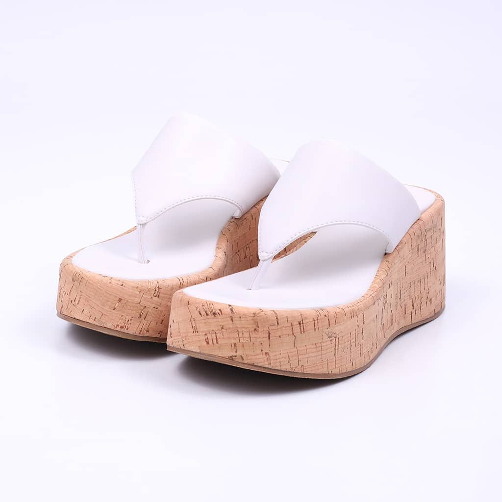 Bahamas - Cork Thong Platform Sandal