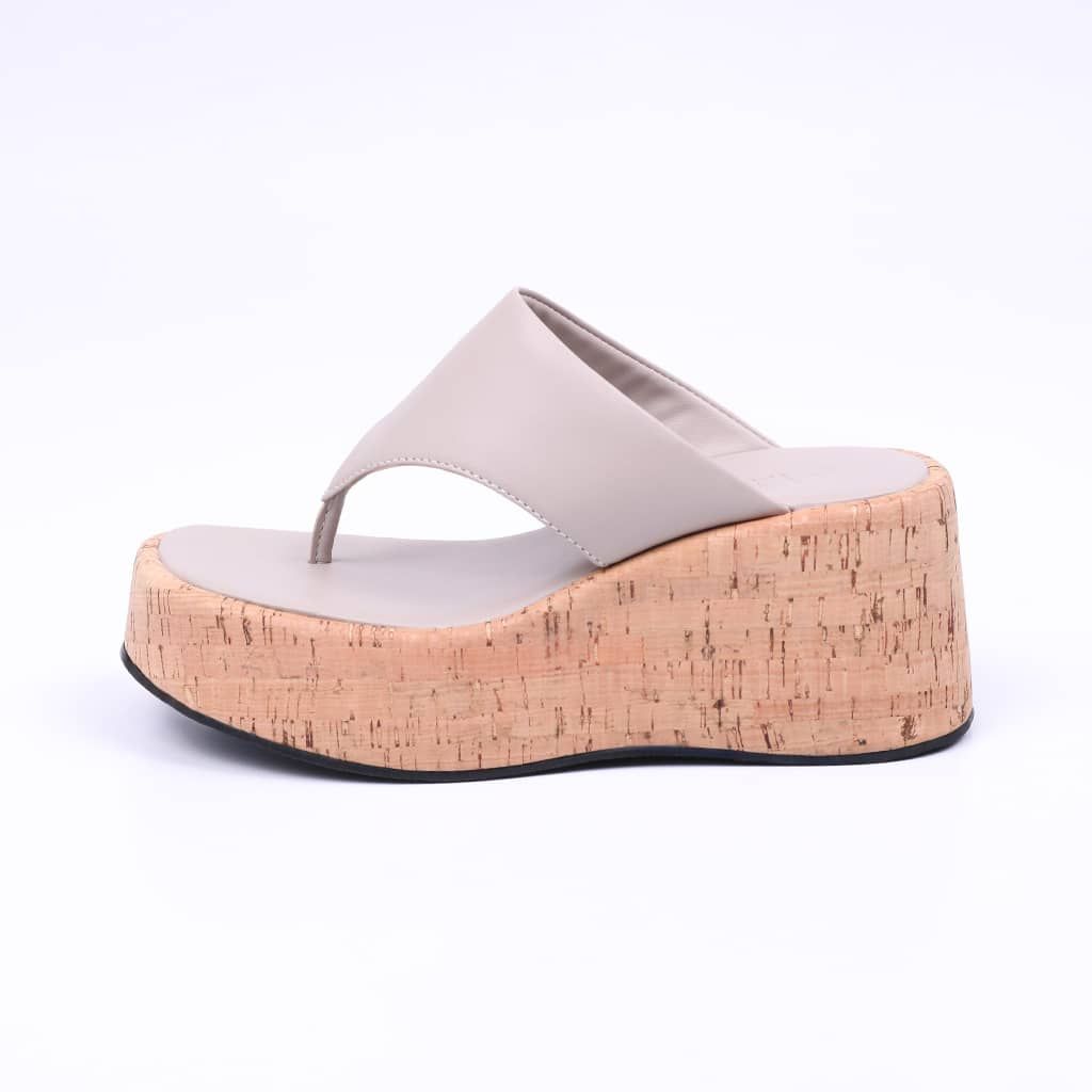 Bahamas - Cork Thong Platform Sandal